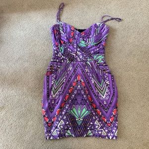 Mara Hoffman sz 0 purple print dress